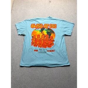 Travis Scott Cactus Jack Uninterrupted Class of 2020 Blue T-Shirt Mens XL